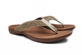 Axign Premium Bling Orthotic Thongs - Sand Axign Premium Bling Orthotic Thongs - Sand