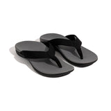 Axign Premium Orthotic Thongs – Grey w/ Black Strap Axign Premium Orthotic Thongs – Grey w/ Black Strap