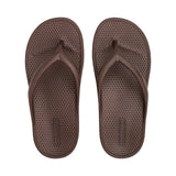 Archline Rebound Orthotic Thongs - Brown foot arch support