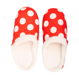 Archline Orthotic Slippers Slip-On – Red with White Polkadots Slipper Front Detail