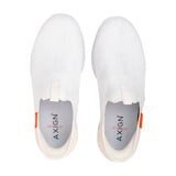 Axign Slipstream Lightweight Slip-On Orthotic Shoe - White denim orthotic shoes