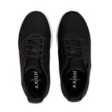 Axign River V2 Lightweight Casual Orthotic Shoe - Black with White Sole Axign River V2 Lightweight Casual Orthotic Shoe - Black with White Sole