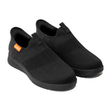 Axign Slipstream Lightweight Slip-On Orthotic Shoe - Full Black orthotic sneaker pair