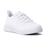 Axign River V2 Lightweight Casual Orthotic Shoe - White brown casual slippers