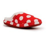 Archline Orthotic Slippers Slip-On – Red with White Polkadots Open Slipper Diagram 2
