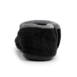Archline Orthotic Slippers Closed – Charcoal Marl Slipper Heel View