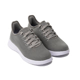 Axign River V2 Lightweight Casual Orthotic Shoe - Grey black lace sneakers