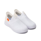 Axign Slipstream Lightweight Slip-On Orthotic Shoe - White navy orthotic shoes