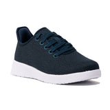 Axign River V2 Lightweight Casual Orthotic Shoe - Navy white mesh sneakers