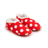 Archline Orthotic Slippers Closed – Red with White Polkadots Slipper Top Small