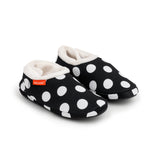 Archline Orthotic Slippers Closed – Black with White Polkadots Slipper Rear Mini