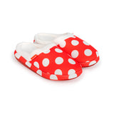 Archline Orthotic Slippers Slip-On – Red with White Polkadots Slipper Front Mini