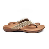 Axign Premium Bling Orthotic Thongs - Sand Axign Premium Bling Orthotic Thongs - Sand