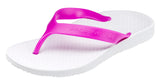 Archline Kids Orthotic Thongs – White/Fuchsia Archline Kids Orthotic Thongs – White/Fuchsia