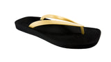 Archline Breeze Orthotic Thongs – Black/Gold Archline Breeze Orthotic Thongs – Black/Gold