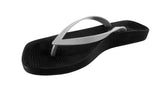 Archline Breeze Orthotic Thongs – Black/Silver Archline Breeze Orthotic Thongs – Black/Silver