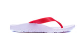 Archline Kids Orthotic Thongs - White/Red Archline Kids Orthotic Thongs - White/Red