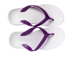 Archline Balance Orthotic Thongs - White/Fuchsia Archline Balance Orthotic Thongs - White/Fuchsia