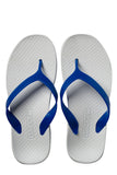Archline Balance Orthotic Thongs - White/Blue Archline Balance Orthotic Thongs - White/Blue