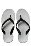 Archline Balance Orthotic Thongs - White/Black Archline Balance Orthotic Thongs - White/Black