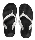 Archline Balance Orthotic Thongs - Black/White Archline Balance Orthotic Thongs - Black/White