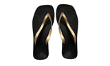 Archline Breeze Orthotic Thongs – Black/Gold Archline Breeze Orthotic Thongs – Black/Gold