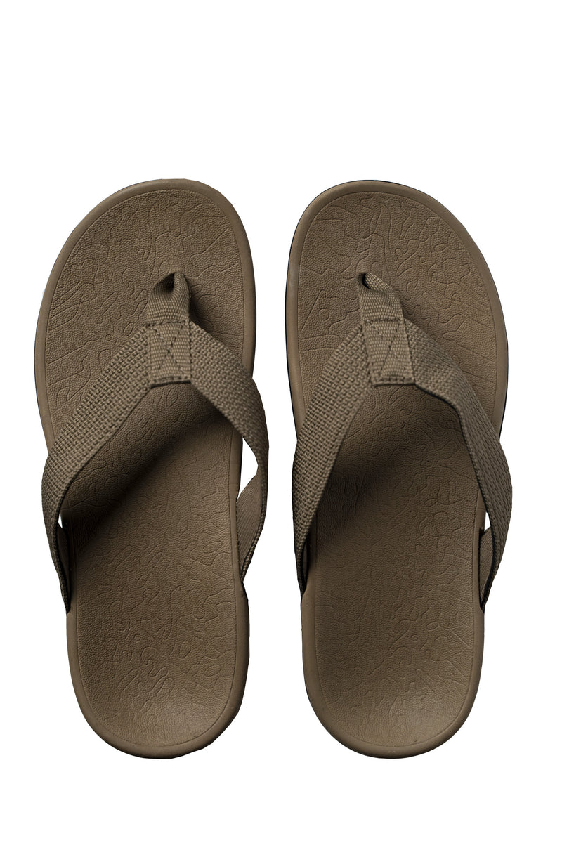 Archline Rebound Orthotic Slides (Stone Grey)