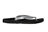 Archline Breeze Orthotic Thongs – Black/Silver Archline Breeze Orthotic Thongs – Black/Silver