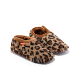 Archline Orthotic Slippers Closed – Leopard Tan