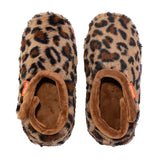 Archline Orthotic Slippers Closed – Leopard Tan