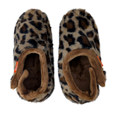 Archline Orthotic Slippers Closed – Leopard Tan