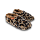 Archline Orthotic Slippers Closed – Leopard Tan