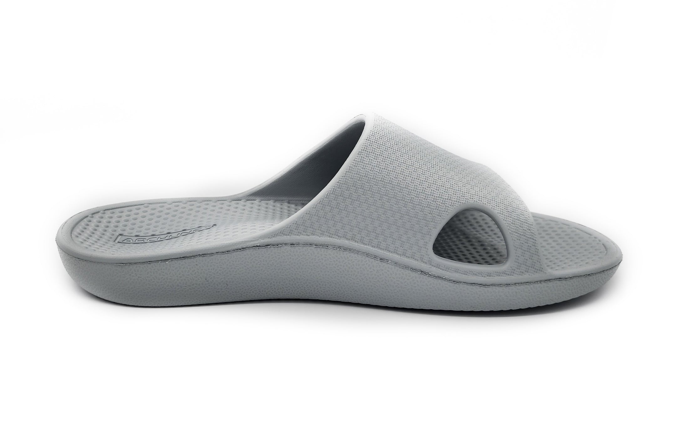 Archline Rebound Orthotic Slides - Stone Grey - Foot Pain Plantar ...