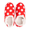 Archline Orthotic Slippers Closed – Red with White Polkadots