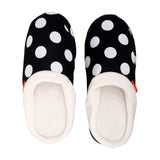 Archline Orthotic Slippers Slip-On – Black w/ White Polkadots