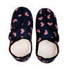 Archline Orthotic Slippers Plus – Navy with Hearts