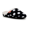 Archline Orthotic Slippers Slip-On – Black w/ White Polkadots