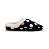 Archline Orthotic Slippers Slip-On – Black w/ White Polkadots