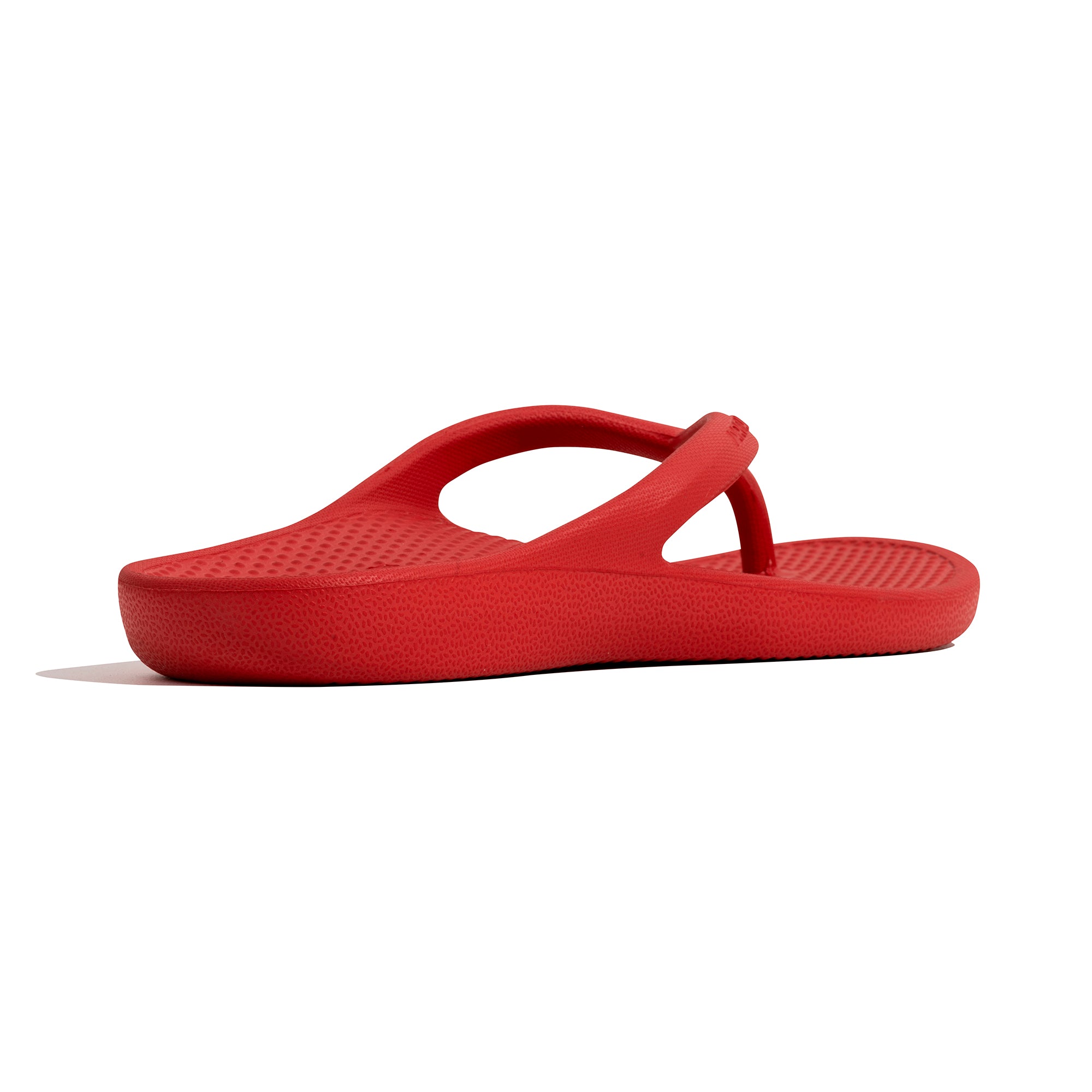 Archline Rebound Orthotic Thongs - Red - Foot Pain Plantar Fasciitis Relief
