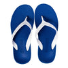 Archline Balance Orthotic Thongs - Blue/White