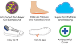 TRIMSOLE Gel Advanced Insoles - Mens