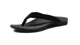 Axign Premium Orthotic Thongs – Grey w/ Black Strap