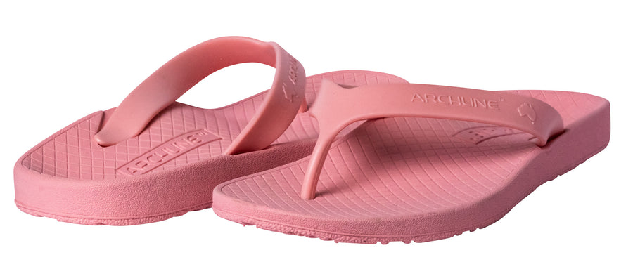 ARCHLINE Orthotic Thongs Arch Support Shoes Flip Flops - Pastel Pink - EUR 36 main image 0