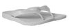 Archline Balance Orthotic Flip Flops - White/White