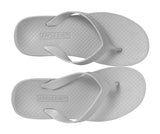 Archline Balance Orthotic Flip Flops - White/White